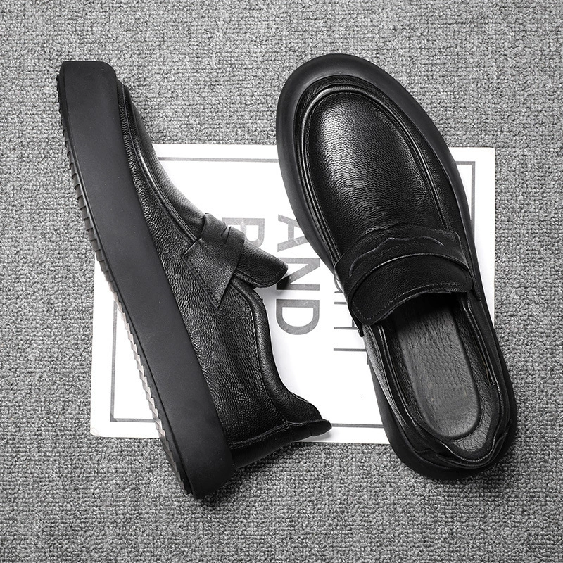 Кожаные туфли мужские осенние новые модные деловые повседневные мужские Tods из натуральной кожи из воловьей кожи универсальная британская Мужская обувь с мягкой подошвой