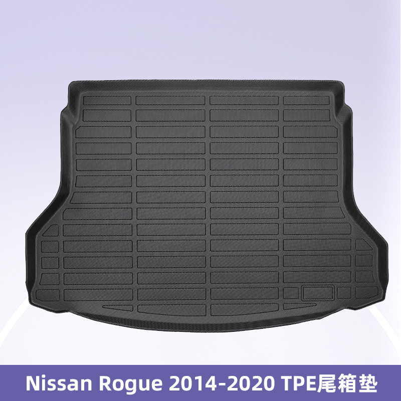 Aplicable a Nissan Rogue 2014 - 2020 TPE Foot Pads 3D All Weather Material Backpack Pad