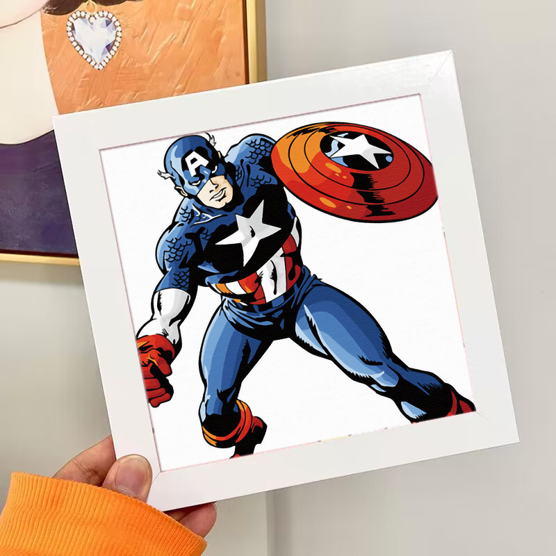 Nuevo dibujo de diamante infantil de labu diy pegatinas de diamante con marcos de fotos hechas a mano diy puzzle pegatinas de mampostería image 150