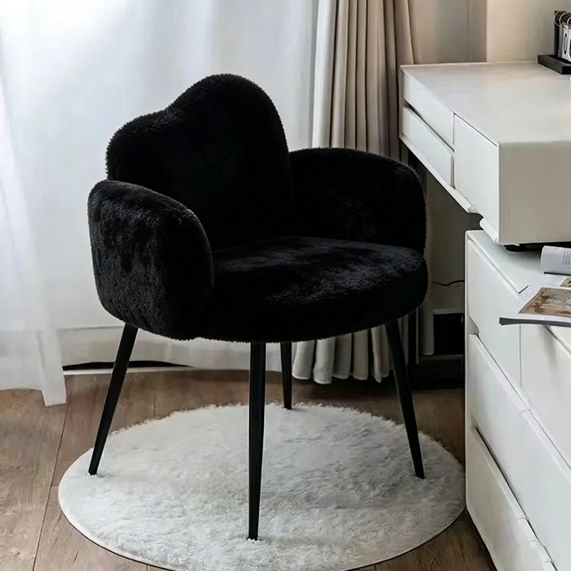 silla de maquillaje simple silla de vestuario doméstica confortable silla de alta calidad silla de niña silla de tocador de varios colores