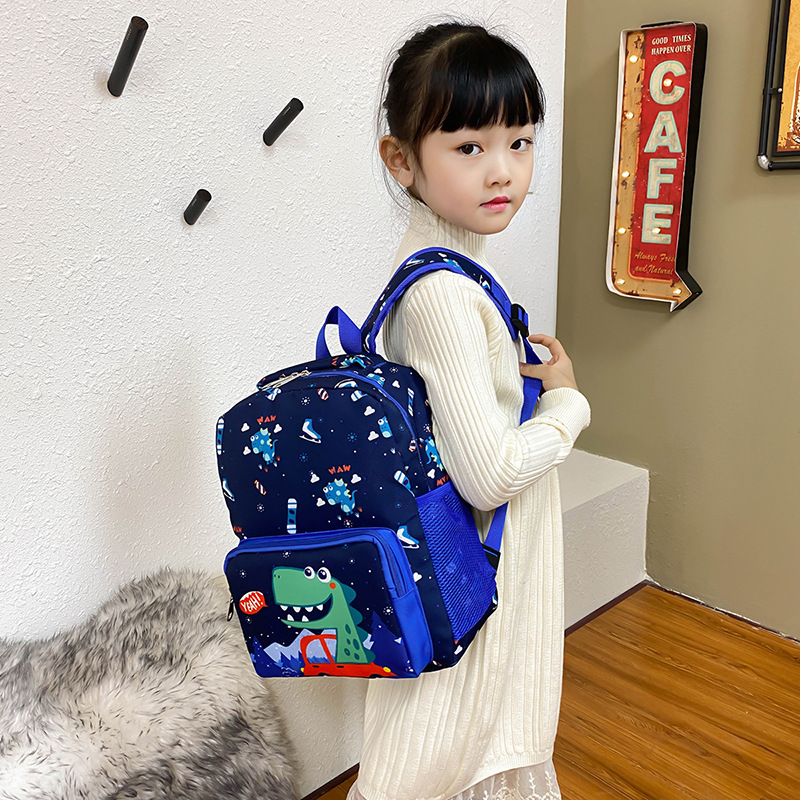 Mochila pequeña dinosaurio comercio exterior dibujos animados lindos mochila para reducir la carga de la primera clase 2 - 6 años mochila jardín de infantes