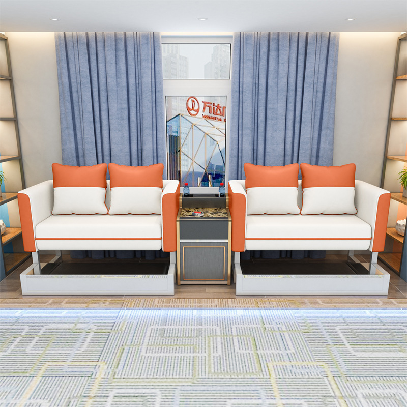 핑크 H-4인승-베이지/오렌지레드