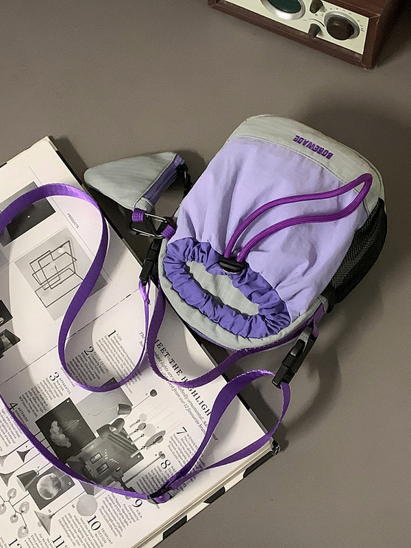 跨境爆款户外便携骑行包包斜挎包男女新款通勤登山抽绳水壶包迷你|undefined