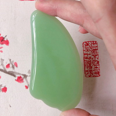 美容院專用玉石刮痧板面部瘦臉眼部撥筋棒疏通經絡全身通用套裝