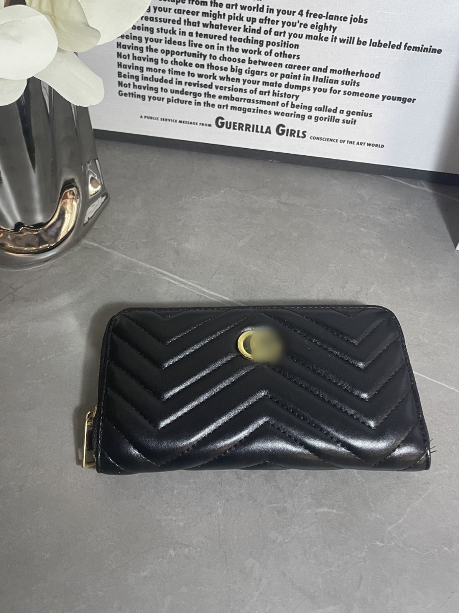 Cartera de cremallera de moda caviar billetera larga rombo relieve plano multifuncional cartera de tarjetas clásica de mano