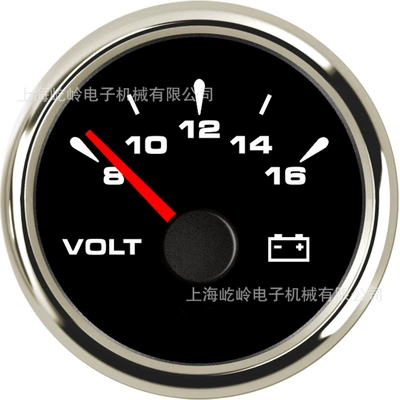 52mm göstəricili voltmetr 8-16V 16-32V avtomobil, yük maşını, gəmi, yaxta üçün