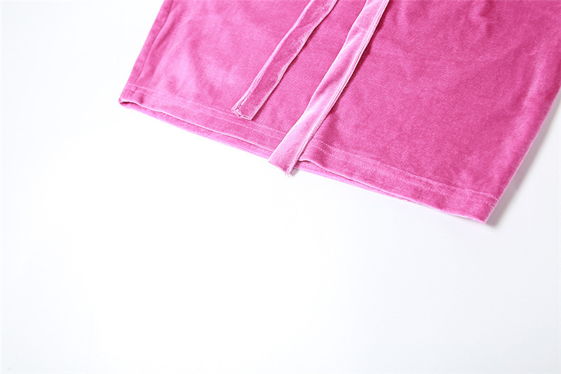 Fall Women Clothing Personalized Hooded Pocket Cardigan Short High Waist Casual Skirt Set