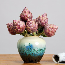 手感仿真果蔬菜蓟小洋蓟朝鲜蓟家居装饰桌面插花花材陈设道具摆件