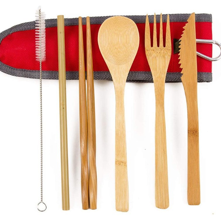 나이프 · 포크 · 스푼 7 장 세트 (등산 가방)