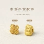保色古法通孔铜镀隔珠