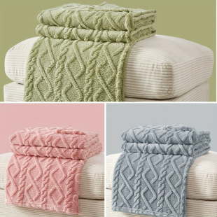 I 8622 Solid Color Coral Fleece Blanket ��ɫɺ���që̺���uͨ