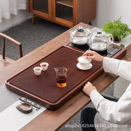 茶盘一体式全自动上水排水式茶台家用中式电炉套装茶盘