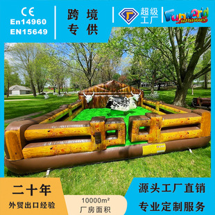 Cross-Border Inflatable Bullfighting Mat Children's Playground Inflatable Equipment Outdoor Square Stall Internet Celebrity Crazy Bullfighting Machine