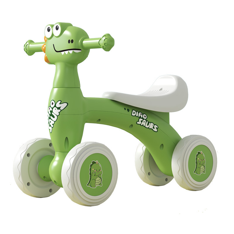 Coche de equilibrio para niños de 1 a 3 años de edad sin pedal patineta 2024 nuevo para bebés y niños pequeños para introducir patineta de cuatro ruedas