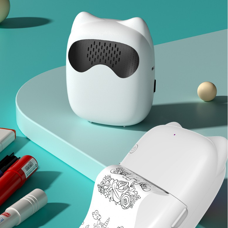Mini Impresora Térmica Portátil M7 con Voz Inteligente para Niños