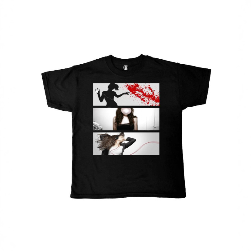 アメリカンストリートヒップホップスタイルY2Kトレンディな国旗夏の漫画の男性と女性のプリントルーズTシャツ個性多用途クロスボーダー|undefined