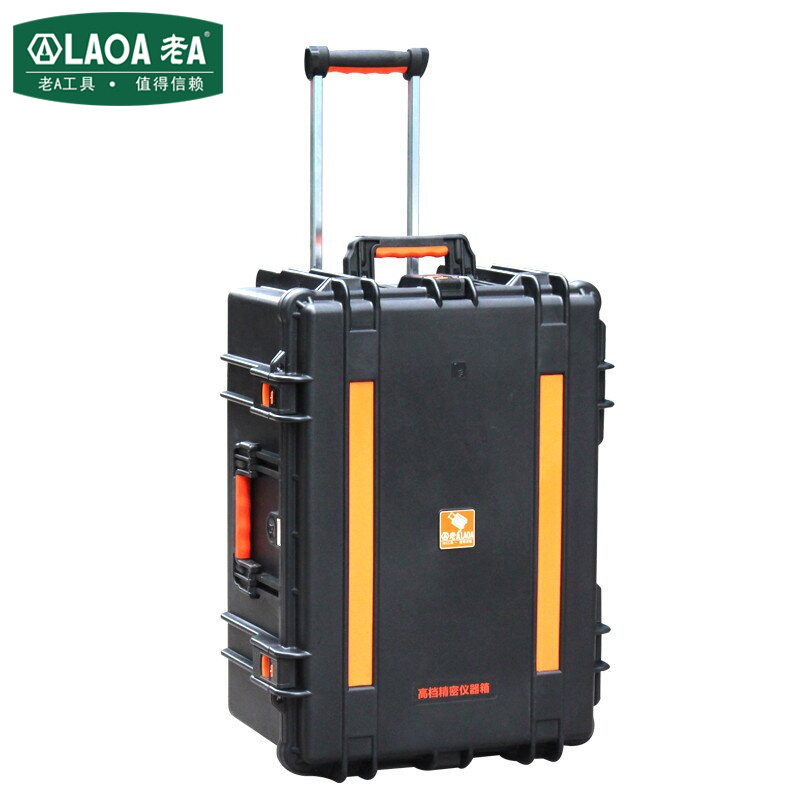 LAOA viejo a prueba de golpes caja de instrumentos portátil instrumento alemán caja de herramientas de 11 pulgadas LA115111