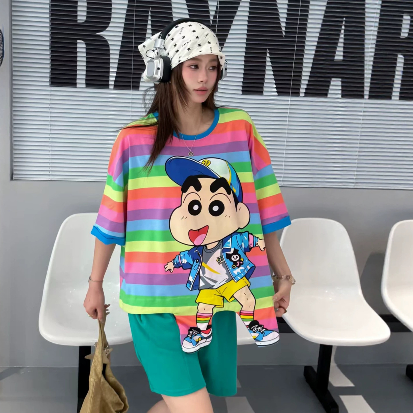 Japanese retro summer short sleeve T-shirt