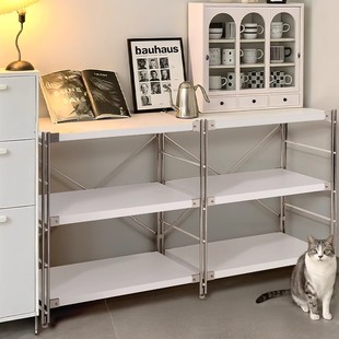 Simple Floor-Standing Storage Rack Combination Low Cabinet Storage Cabinet Living Room Storage Storage Rack Bookcase Optical Axis Layered Display