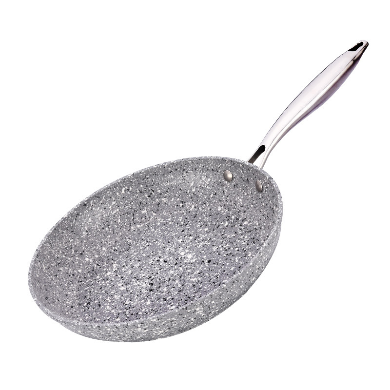 뚜껑 없는 화강암 컬러 스틸 손잡이 28cm