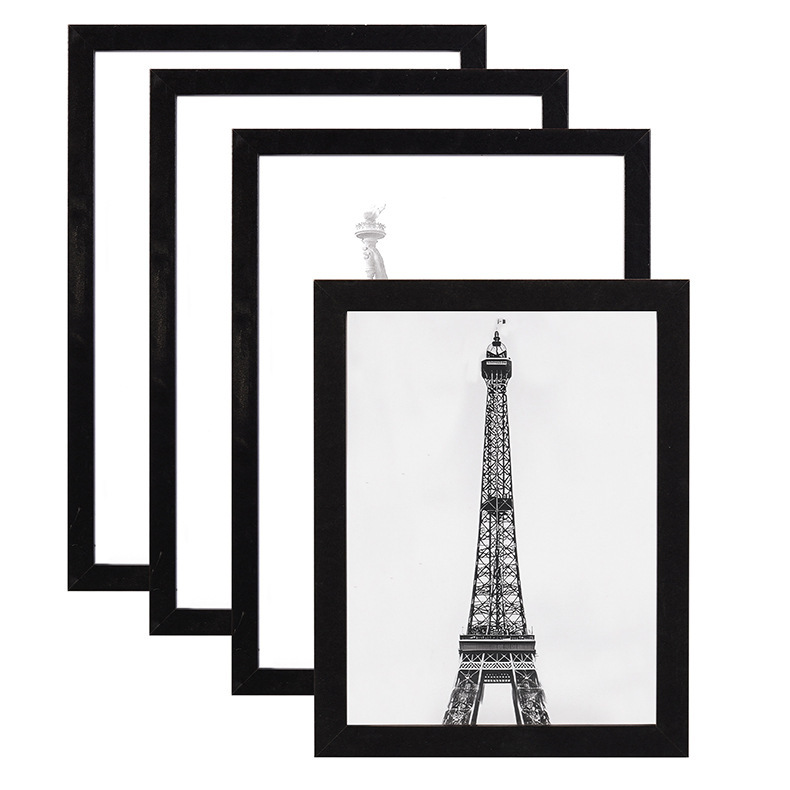 Cross-Border Xiyinmeike Amazon Temu8X10 Photo Frame Wooden Wall-Mounted Decorative Picture Frame 3-Piece 5-Piece Set Photo Frame