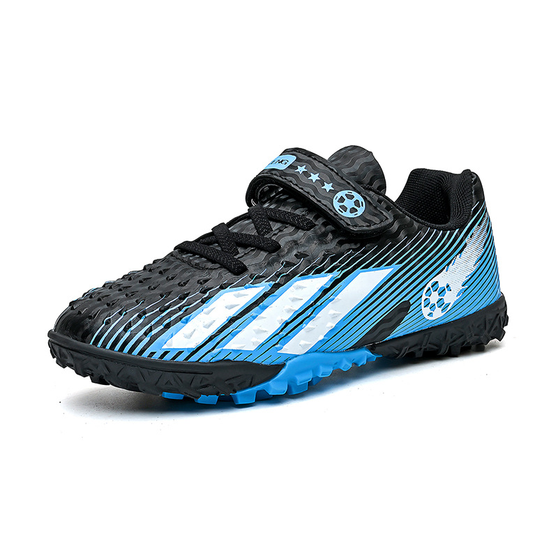 Nuevos zapatos transfronterizos de fútbol transpirables para niños zapatos de entrenamiento de césped interior zapatos de fútbol antideslizantes zapatos de fútbol