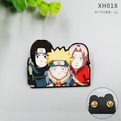 Enterprise badge brooch zinc alloy baked paint imitation enamel creative cartoon anime merchandise Monkey King Naruto Cat LOGO