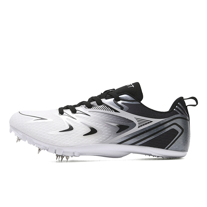 Nuevos zapatos de clavos de pista y campo para estudiantes de primaria y secundaria para competir en exámenes deportivos para correr y respirar zapatos de entrenamiento deportivo