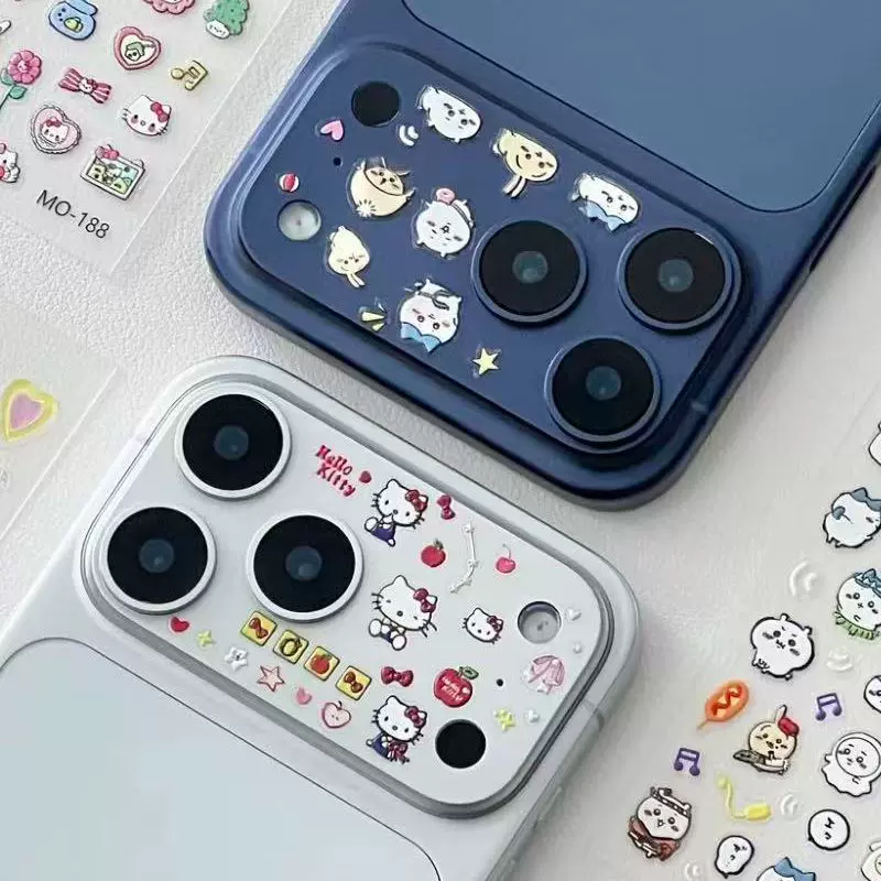 苹果iphone17手机后壳防水立体可爱创意小众装饰贴纸kitty猫贴纸