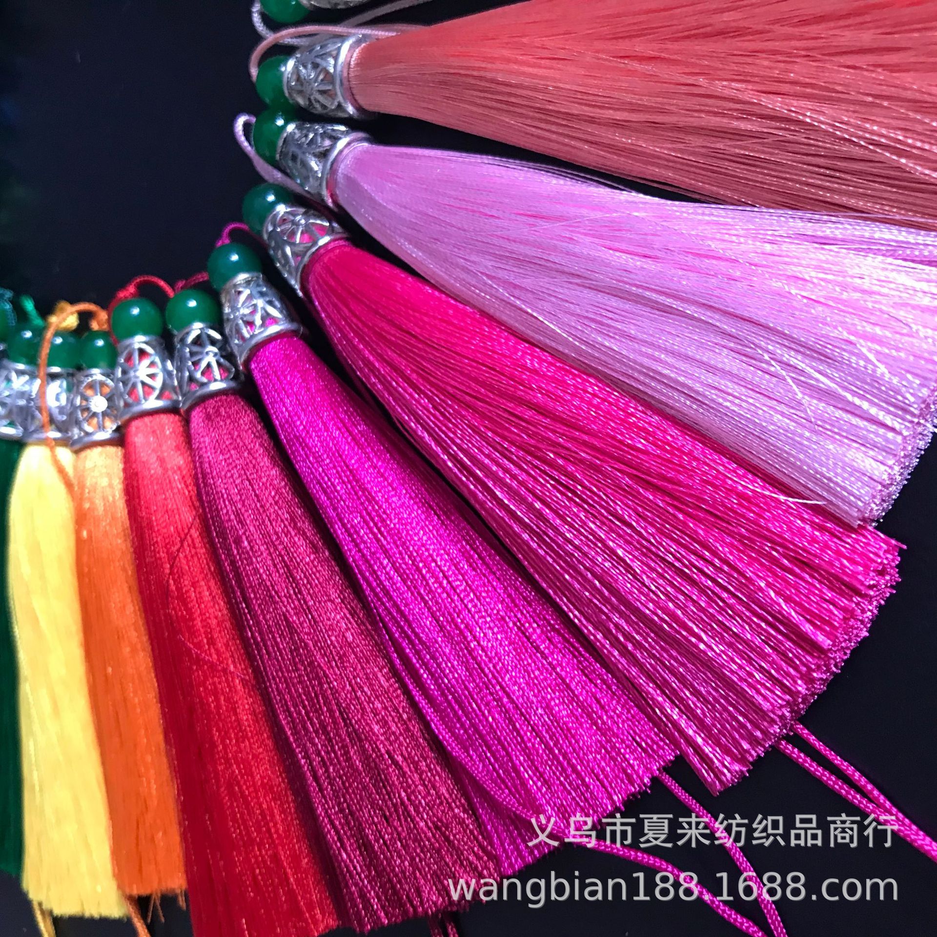 流苏藏银帽串珠流苏穗子书签香包流苏DIY流苏配饰厂家直销批发