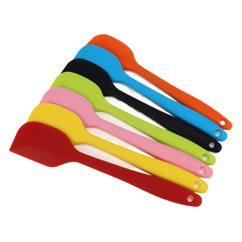 Устойчивый к высоким температурам скребок для масла инструмент для выпечки многоцветный Силиконовый интегрированный скребок небольшого размера силиконовый скребок в наличии