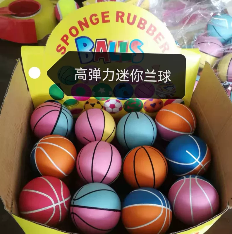 Rubber elastic small inflatable toy for squash, 6cm, pet