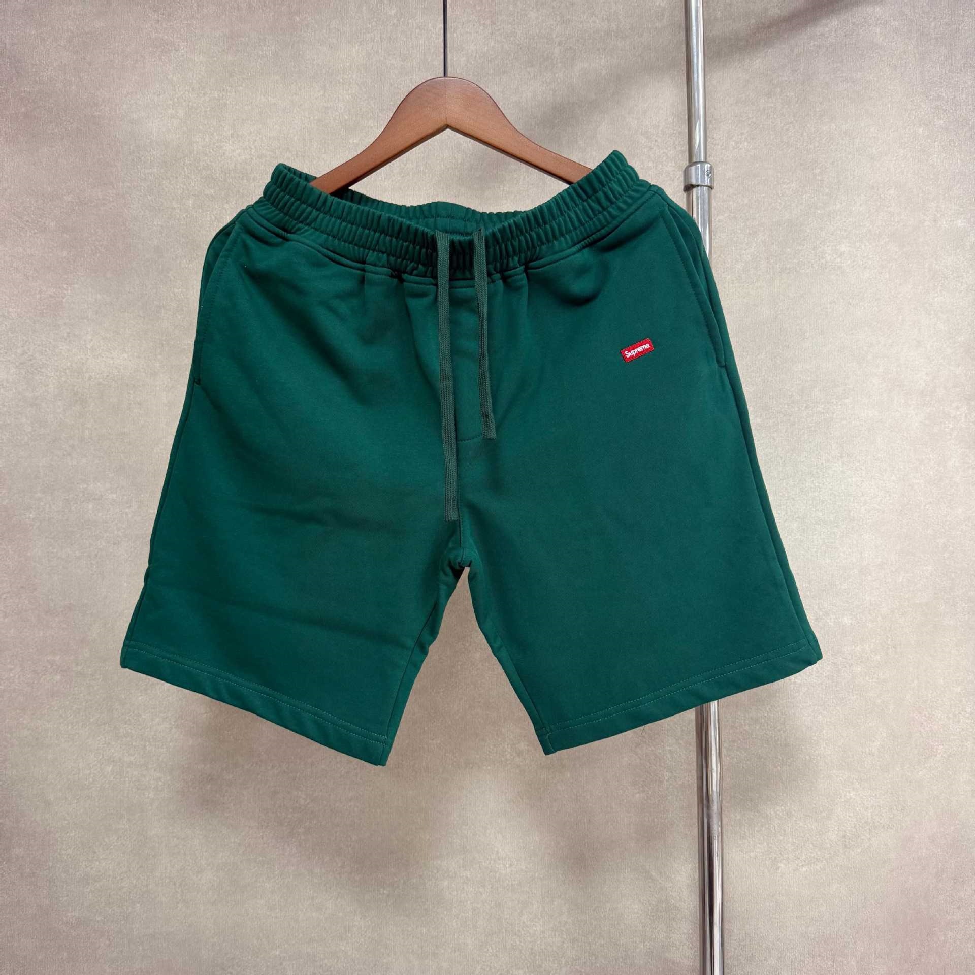 Supreme Sweat Shorts Small Box Logo Green