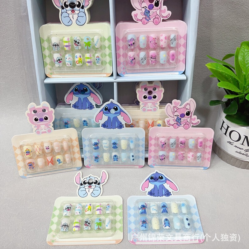 Fun Cartoon Style Wearable Nails, Creative Cute Girly Heart Nail Stickers, Girls' High-Looking Nail Stickers, Jewelry Stickers