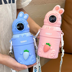 兒童保溫杯吸管水杯子食品級316小學生上學專用女生男孩寶寶水壺