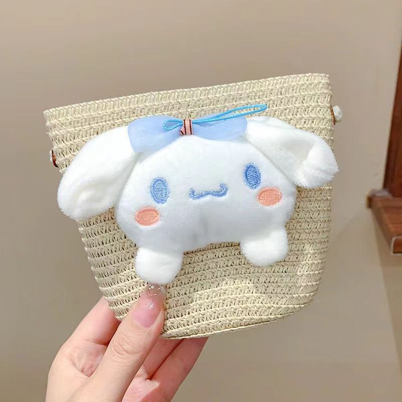 베이지 작은 가방-작은 흰색