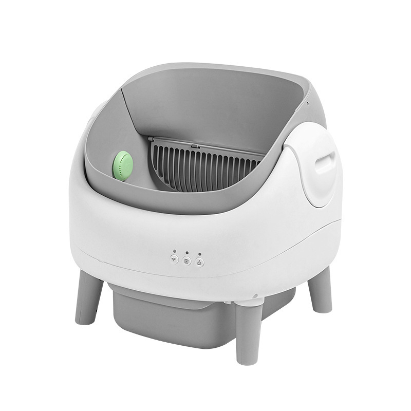 顶入式超大号全自动猫砂盆智能猫厕所自动铲屎防臭防外溅宠物用品|undefined