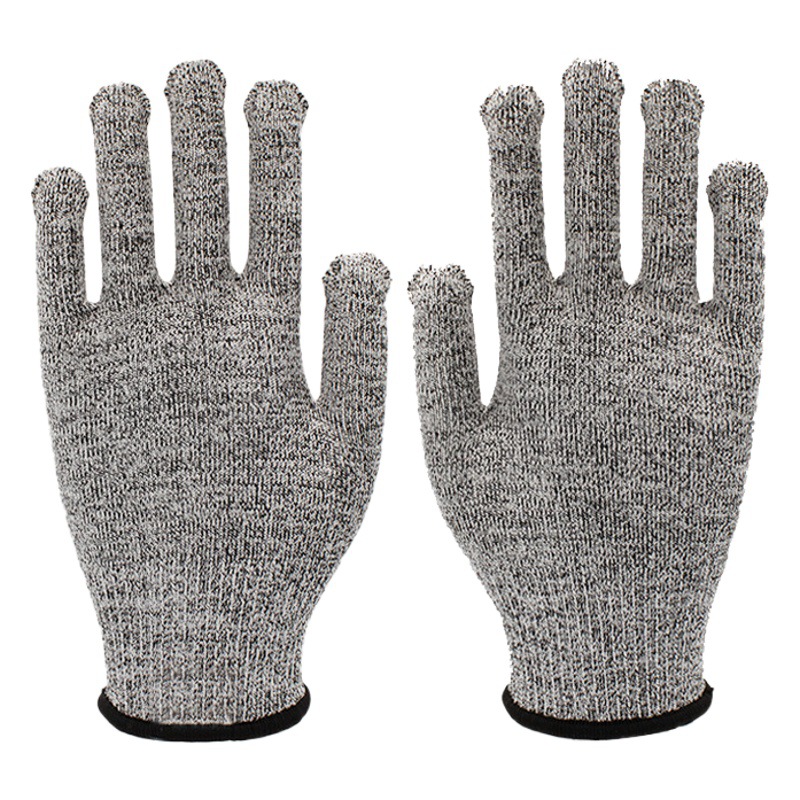 Fabricante al por mayor guantes anticorte nivel 5 HPPE engrosado resistente al desgaste antiarañazos anti-cuchillo protección laboral industrial guantes anticorte