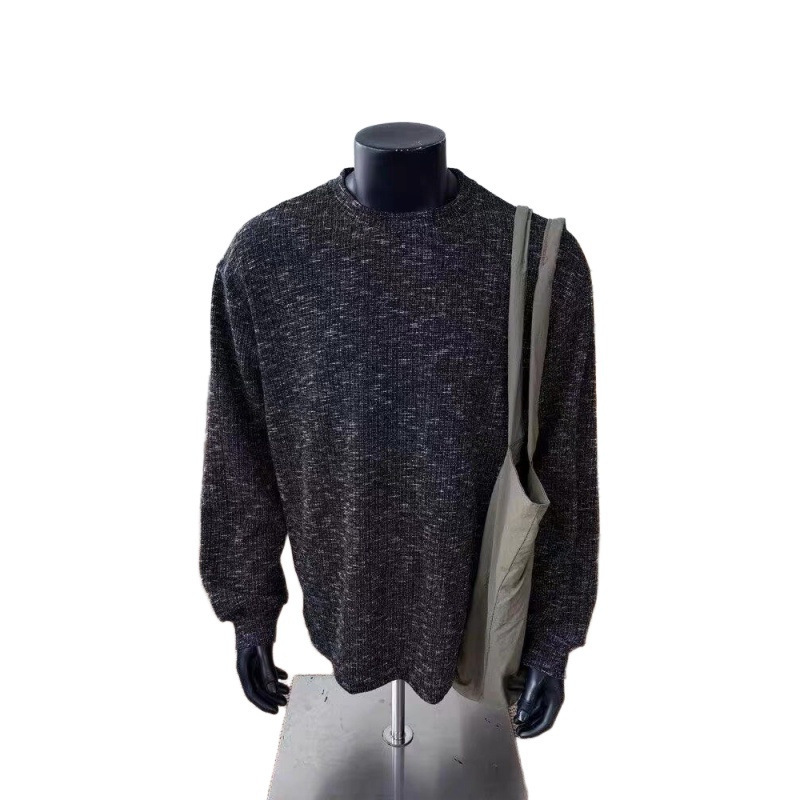 American retro tie-dye long-sleeve T-shirt, men's autumn collection, round neck, no hood, cleanfit style, suitable as an inner layer or base layer American retro tie-dye long-sleeve T-shirt, men's autumn collection, round neck, no hood, cleanfit style, suitable as an inner layer or base layer