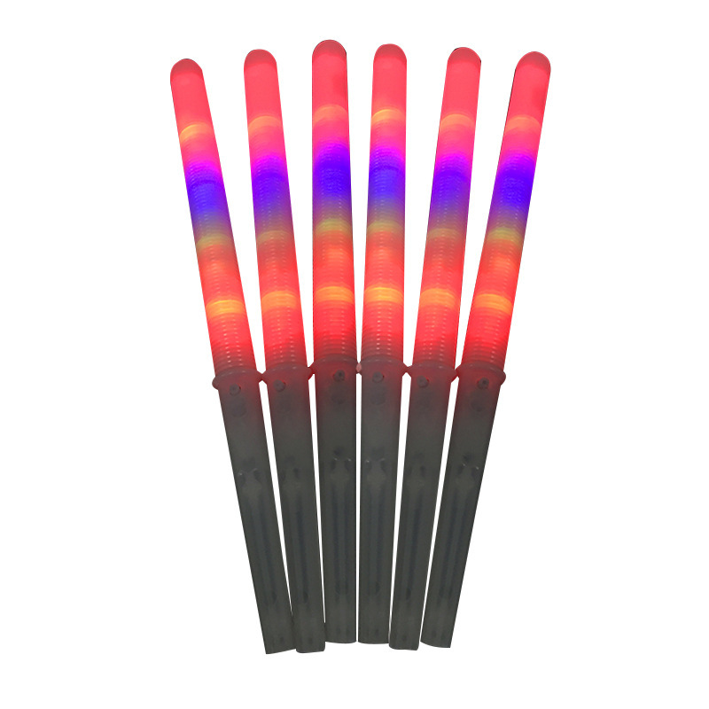 Grado Alimenticio algodón caramelo luminoso palo de juguete para niños colorido LED Candy stick Parque de Atracciones Parque luminoso palo fluorescente