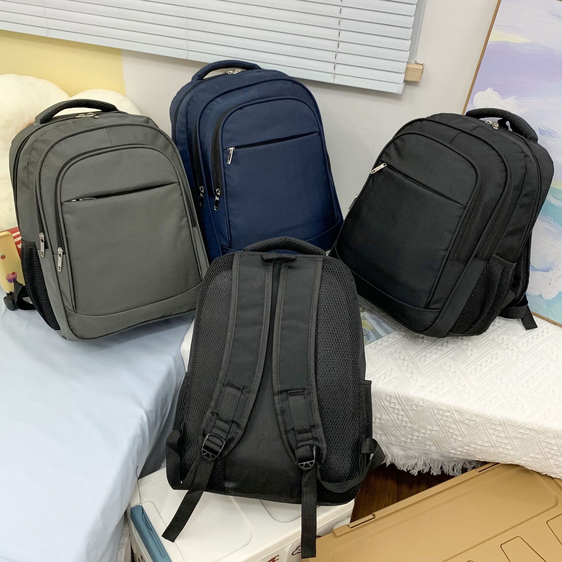 Mochila transfronteriza Mochila de ocio para hombre Bolsa de viaje al aire libre Bolsa de computadora Mochila escolar para estudiantes de secundaria Bolsa de logotipo impresa personalizada