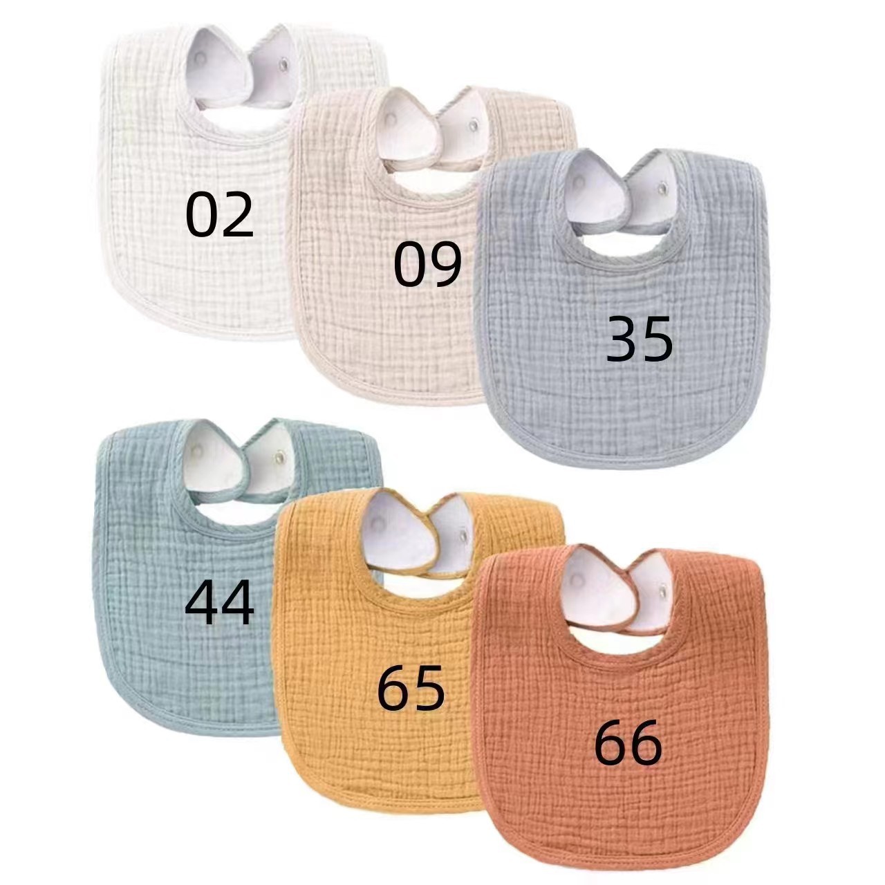 U-shaped saliva towel No. 65 color