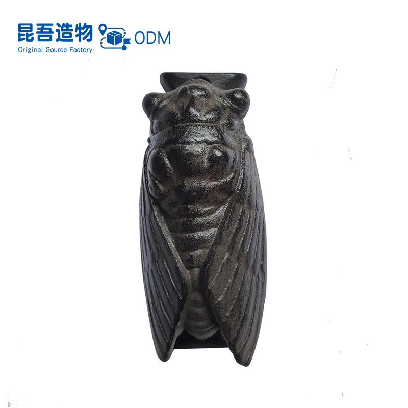 Direct from the factory: Cast iron European-style cicada doorbell, animal metal doorbell for outdoor home, garden, and courtyard decoration Direct from the factory: Cast iron European-style cicada doorbell, animal metal doorbell for outdoor home, garden, and courtyard decoration