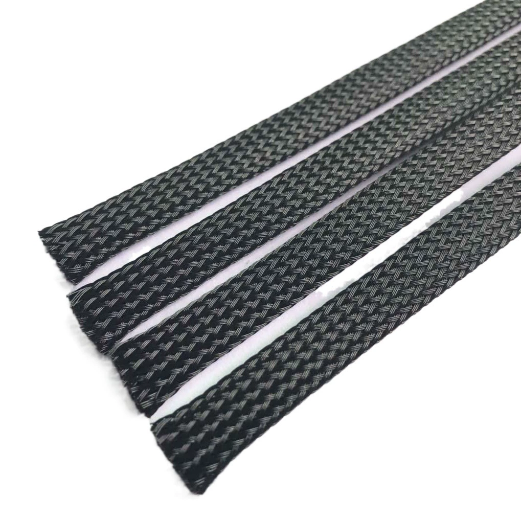 Огнестойкая износостойкая плетеная сетчатая труба из змеиной кожи нейлоновая сетка для домашних животных огнестойкая проволока телескопическая трубка