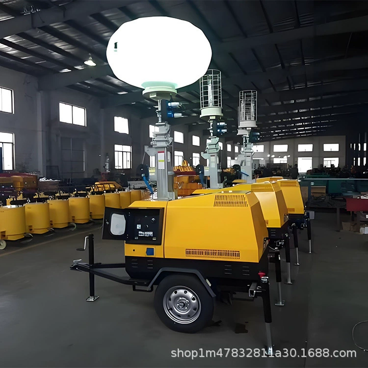 10kw diesel mobile lighting lighthouse outdoor automatic lifting work light emergency rescue engineering fire protection multi-angle