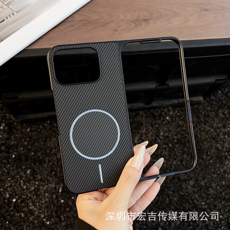 适用谷歌Pixel 10Pro Fold细圈纤维纹磁吸手机壳简约折叠屏防摔套|undefined