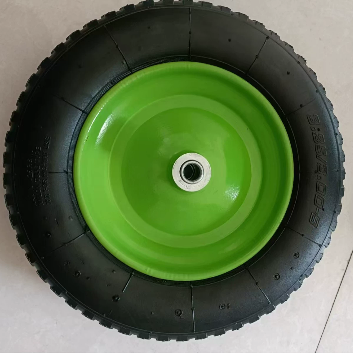 Прямая продажа с фабрики 3.00-8 колесо для тачки с прямым протектором из пенополиуретана с хорошей износостойкостью, низким уровнем шума и защитой от проколов 16inch бесплатно.