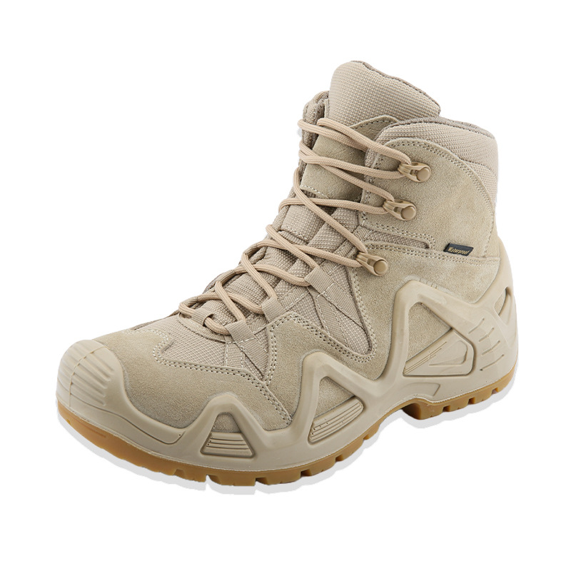 Zapatos de montaña al aire libre para parejas, botas deportivas de piel de ganado de arena, moda versátil, zapatos de senderismo resistentes al desgaste.