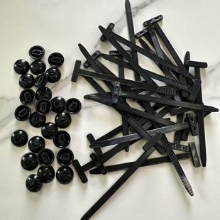 Nylon Universal Cable Tie Buckle Mudguard Fender Liner Buckle