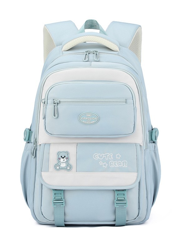 Nueva mochila de escuela secundaria de niñas de tres a seis grados, mochila de moda, mochila ligera de gran capacidad.